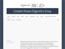 Tablet Screenshot of epigenomicslab.com